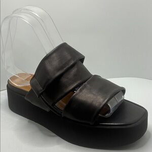 COCLICO OPEN TOE SANDAL/ LEATHER /FOAM WEDGE/CLASSY DESIGN